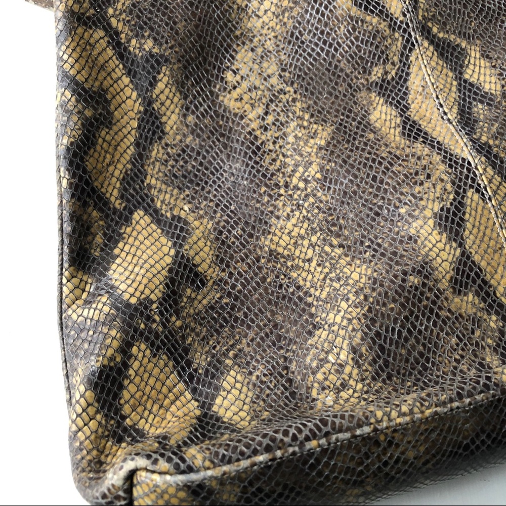 Python Hobo Shoulder Bag / Rare! - image 6
